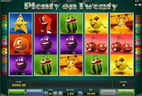 Plenty on Twenty  -  Novomatic